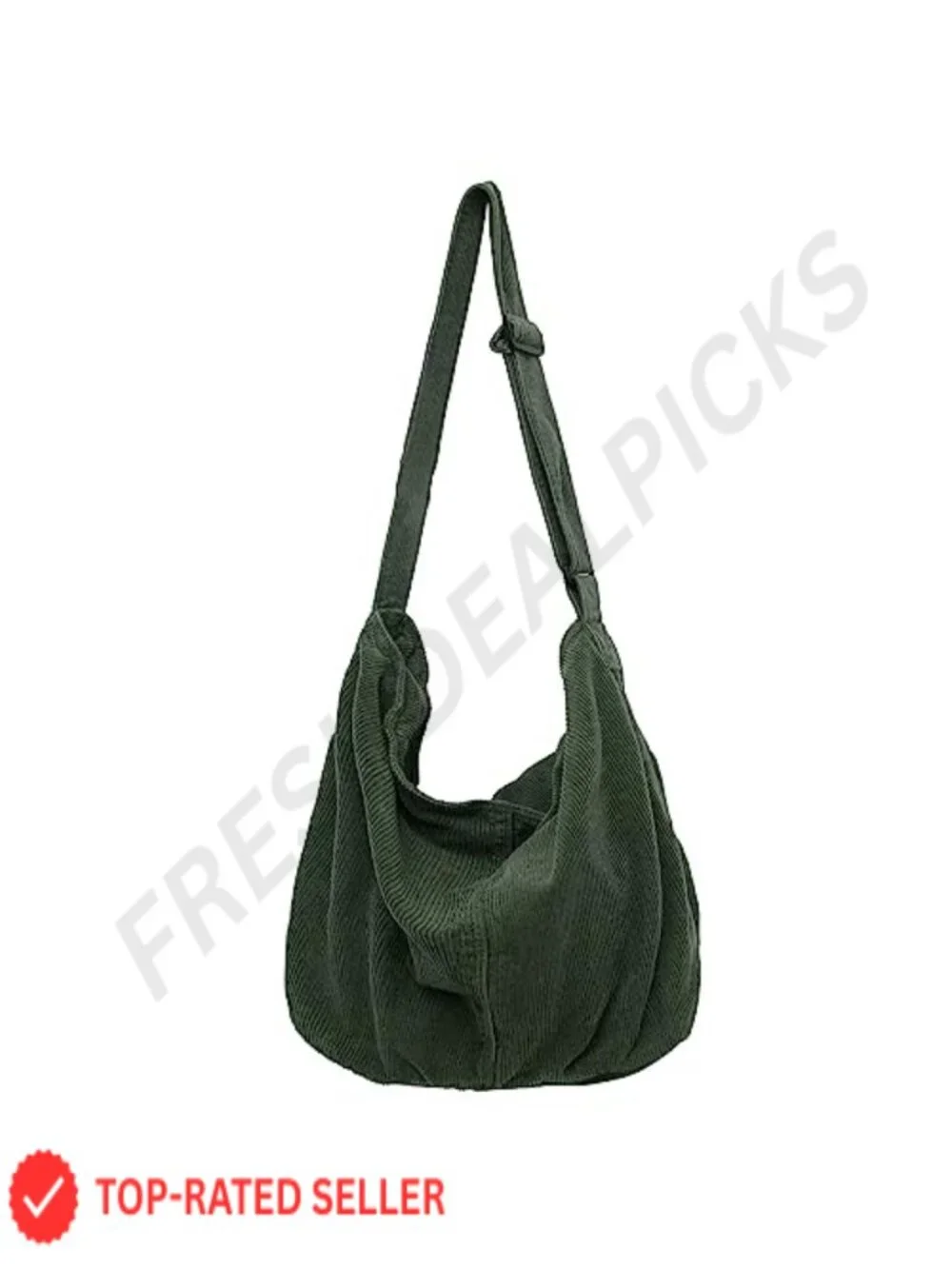 Corduroy Tote Bag Women's Shoulder Handbag Hobo Large Capacity Work Shopping